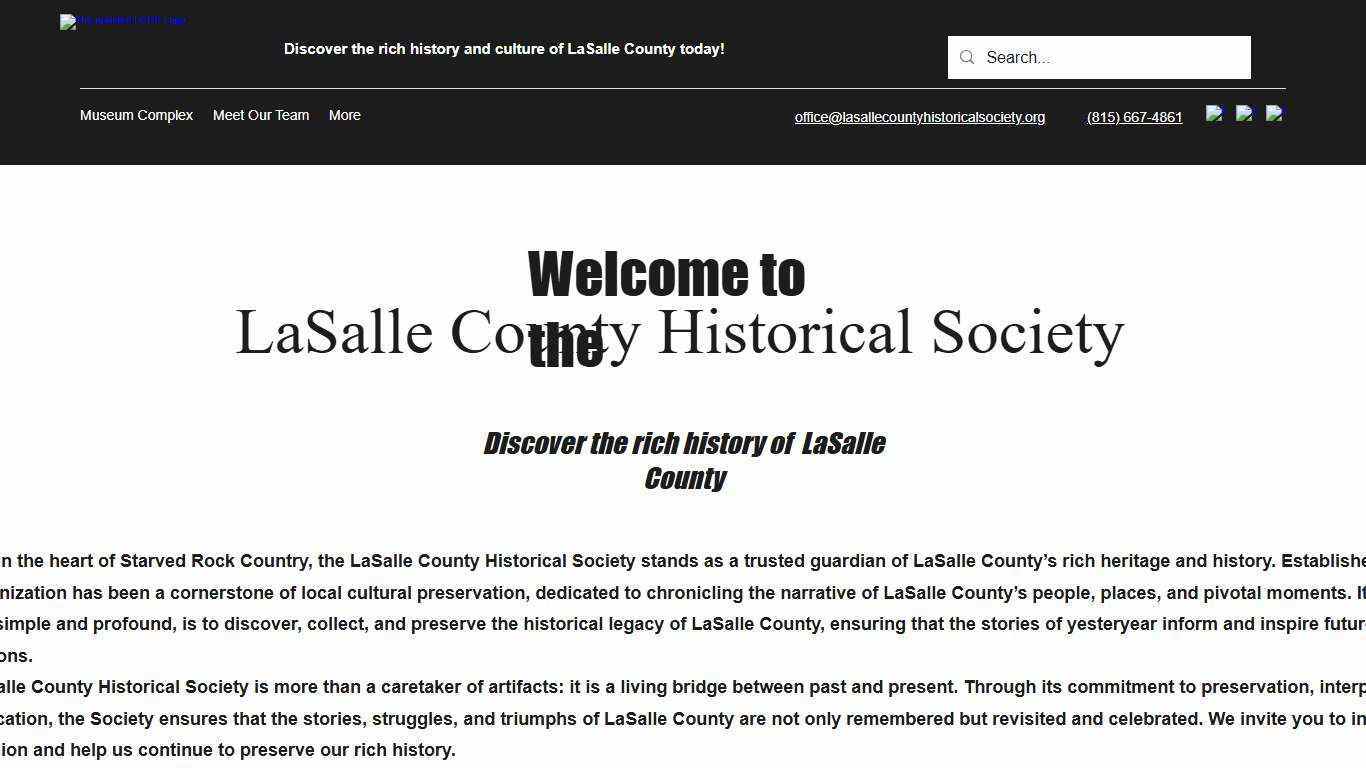 LaSalle County Historical Society & Museums | Utica, Illinois